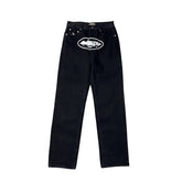 Corteiz X Slaughter Gang 21 Savage Black Straight Leg Jeans